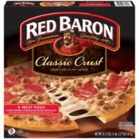 Red Baron Classic Crust 4 Meat Pizza Perspective: Main