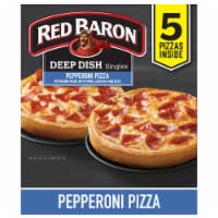 Red Baron Pepperoni Deep Dish Singles Frozen Pizza Perspective: Main