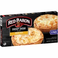 Red Baron Deep Dish Singles Cheese Frozen Pizza - 2 Count