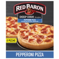 Red Baron Frozen Pizza Deep Dish Singles Pepperoni