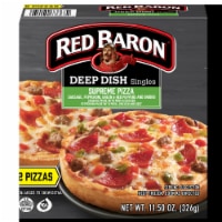 Red Baron Supreme Deep Dish Personal Frozen Pizza Perspective: Main