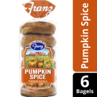 Franz® Pumpkin Spice Premium Bagels Perspective: Main