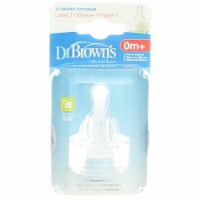 Dr. Brown's Natural Flow Standard Silicone Bottle Nipple - Level 1 0+ month
