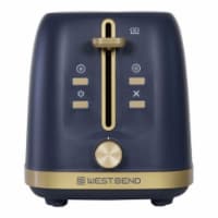 Westbend Timeless Toaster Sllate Blue - 2 Slice Perspective: Main