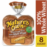 Nature's Own 100% Whole Wheat Hamburger Buns