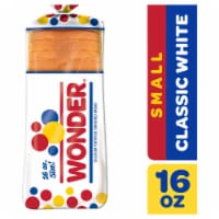 Wonder Bread Small Classic White Sandwich Bread, Sliced White Bread, 16 oz Loaf Perspective: Main