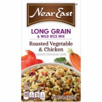 Near East Roasted Vegetable & Chicken Flavor Long Grain & Wild Rice Mix Perspective: Main