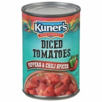 Kuner's Southwest Diced Tomatoes Peppers & Chili Spices Perspective: Main