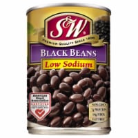 S&W® Low Sodium Black Beans Perspective: Main