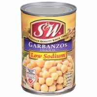 S&W Reduced Sodium Premium Garbanzo Beans Perspective: Main