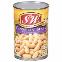 S&W Premium White Cannellini Kidney Beans - 15.5 Ounces Perspective: Main