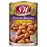 S&W® Reduced Sodium Premium Pinto Beans Perspective: Main