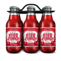 Ale-8-One® Cherry Soda Bottles Perspective: Main