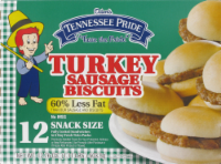 Tennessee Pride Turkey Sausage Biscuits Perspective: Main