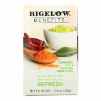 Bigelow Benefits Turmeric Chili Matcha Green Tea Bags