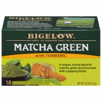 Bigelow Macha Green Tea Bags with Turmeric