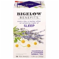 Bigelow® Benefits Sleep Chamomile & Lavender Herbal Tea Bags