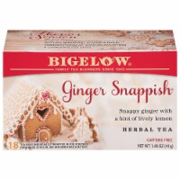 Bigelow® Ginger Snappish® Caffeine Free Herbal Tea Bags Perspective: Main