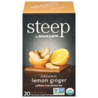 Bigelow Steep Organic Lemon Ginger Herbal Tea