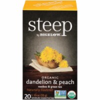 Bigelow Steep Organic Dandelion & Peach Rooibos & Green Tea