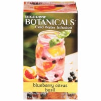 Bigelow Botanicals Cold Water Infusion Blueberry Citrus Basil Herbal Tea Bags