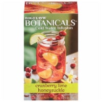 Bigelow Botanicals Cold Water Infusion Cranberry Lime Honeysuckle Herbal Tea Bags
