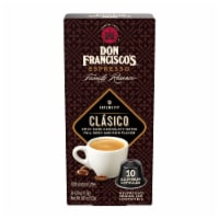 Don Francisco's Coffee Capsules for Nespresso Original Machines Clasico Espresso Dark Roast