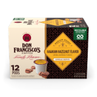 Don Francisco's® Coffee Family Reserve® Hawaiian Hazelnut Flavor Medium Roast Coffee Pods Perspective: Main