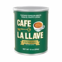 Cafe La Llave® Espresso Ground Coffee Can