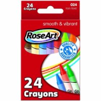 Rose Art Crayons - 24 Count