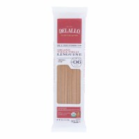 Dellalo® Organic Whole Wheat Linguine Pasta Perspective: Main