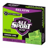 All Sport Elite Lemon Lime Powder Gelatin Mix With Electrolytes Perspective: Main
