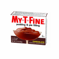 My-T-Fine Pudding and Pie Filling Chocolate, 3.13 OZ, 1 CT (Pack of 12) Perspective: Main