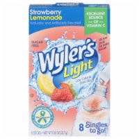 Wyler's Light Strawberry Lemonade Singles to Go Perspective: Main
