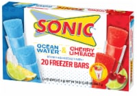 Sonic Ocean Water & Cherry Limeade Freezer Bars Perspective: Main