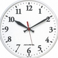 Acurite Wall Clock,Analog,Battery 1960