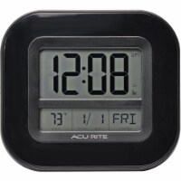 AcuRite® Atomic Digital Wall Clock with Thermometer Perspective: Main