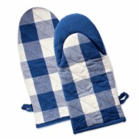 DII Navy Buffalo Check Oven Mitt (Set of 2)