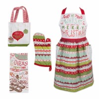Design Imports Cozy Christmas Kitchen Set - Set of 4