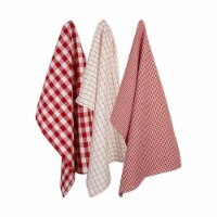 Design Imports CAMZ10660 Holiday Checks Heavyweight Dish Towel & Dishcloth Set - Set of 6
