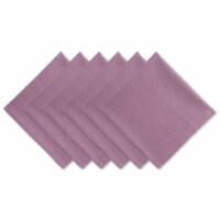 Design Imports CAMZ10791 Plum Perfect Tonal Napkin - Set of 6