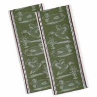 Design Imports CAMZ10820 Duck Jacquard Dishtowel