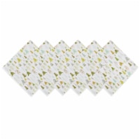 Design Imports CAMZ10876 Holiday Woods Printed Napkin Set - Set of 6