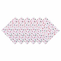 Design Imports CAMZ11145 Confetti Hearts Print Napkin - Set of 6
