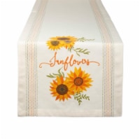 Design Imports CAMZ11174 14 x 72 in. Sunflowers Print Table Runner