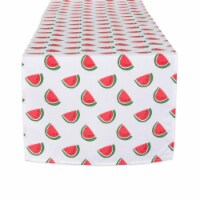 Design Imports CAMZ11296 14 x 72 in. Watermelon Print Outdoor Table Runner