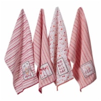 Design Imports CAMZ11560 Pop Fizz Sip Embellished Dishtowel - Set of 4