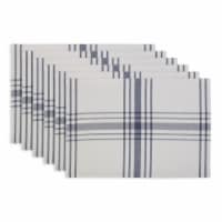 Design Imports CAMZ11607 French Blue Home Sweet Farmhouse Placemat - Set of 6