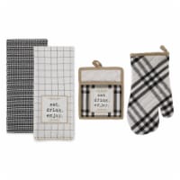 Design Imports CAMZ11620 Home Sweet Farmhouse Kitchen Dishtowel - Set of 4
