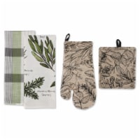 Design Imports CAMZ11623 Fresh Herbs Kitchen Dishtowel - Set of 4